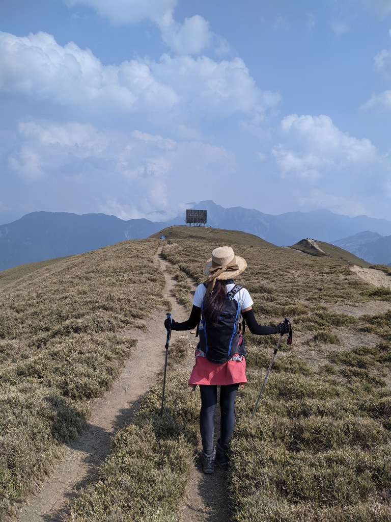 合歡山北峰路上