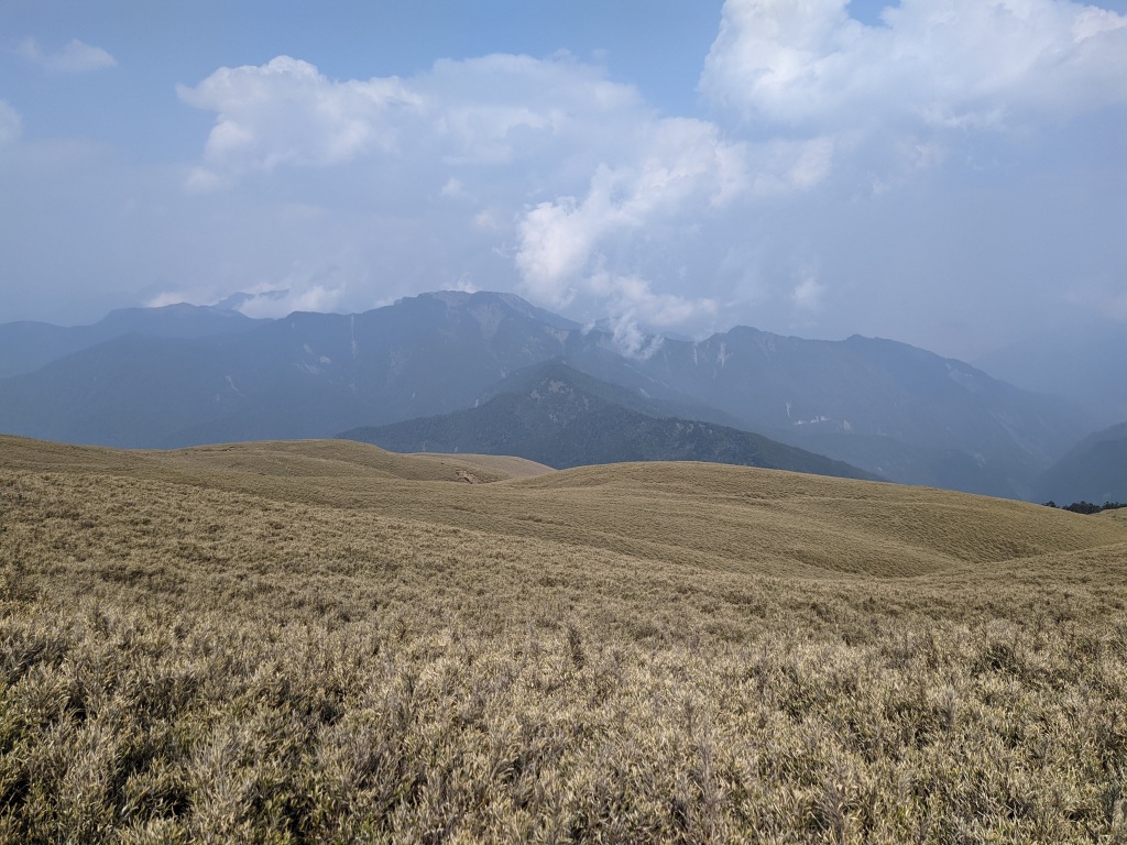 合歡山北峰路上