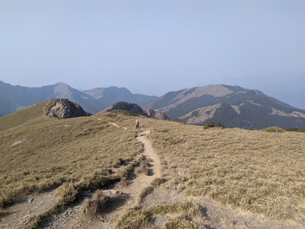 往合歡西峰的風景