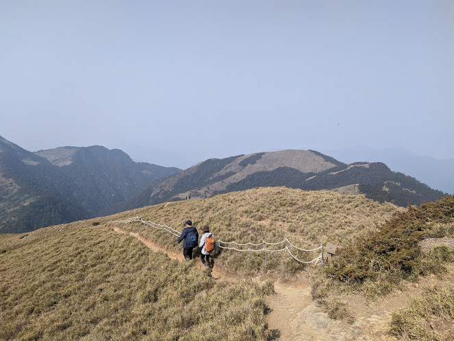 往合歡西峰的風景